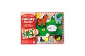 Puzzle - Melissa & Doug Wooden Chunky Puzzle Farm Drewniany - 3723/50203