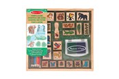 Materialy hobbystyczne - Melissa & Doug Wooden Stamp-A-Scene Rain Forest - 6074864