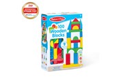 Klocki konstrukcyjne - Melissa & Doug Wooden Blocks 100pcs - 6073056