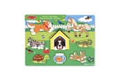 Puzzle - Melissa & Doug Wooden Peg Puzzle Pets Drewniany - 6075164