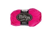Kreatywne gry - Creativ Company Cotton yarn Size 8/8 L: 80-85 M Pink - 50gr. - 461230