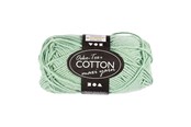 Kreatywne gry - Creativ Company Cotton yarn Size 8/8 L: 80-85 M Mint Green - 50gr. - 461210