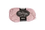 Kreatywne gry - Creativ Company Cotton yarn Size 8/8 L: 80-85 M Lavender - 50gr. - 461170