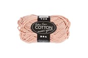Kreatywne gry - Creativ Company Cotton yarn Size 8/8 L: 80-85 M Beige - 50gr. - 461160
