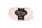 Kreatywne gry - Creativ Company Cotton yarn Size 8/8 L: 80-85 M Dusty Rose - 50gr. - 461140