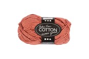 Kreatywne gry - Creativ Company Cotton yarn Size 8/8 L: 80-85 M Terracotta - 50gr. - 461130