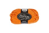 Kreatywne gry - Creativ Company Cotton yarn Size 8/8 L: 80-85 M Orange - 50gr. - 461090