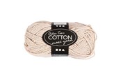 Kreatywne gry - Creativ Company Cotton yarn Size 8/8 L: 80-85 M Sand color - 50gr. - 461050