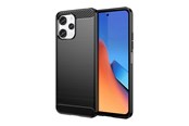 Telefon - Pokrowiec i etui - Hurtel Flexible Carbon Pattern Case for Xiaomi Redmi 12 Carbon Case - Black - 5907769357923