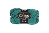 Kreatywne gry - Creativ Company Cotton yarn Size 8/8 L: 80-85 M Petrol - 50gr. - 461010