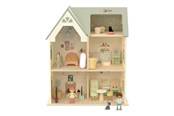 Zabawki drewniane - Classic World Wooden Dollhouse Cottage - 50638