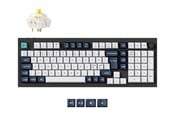 Klawiatura - Keychron Q5 MAX 96% Knob Wireless Tri-Mode QMK/VIA - Gateron Jupiter Banana - Klawiatury - Nordycki - Biały - Q5M-M4-BO