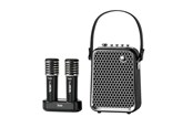 Glosniki przenosne i na imprezy - Divoom SongBird-HQ2 Karaoke speaker with 2 microphones - Black - 90100058236