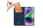 Telefon - Pokrowiec i etui - Dux Ducis iPhone 15 Plus Flip Case and Wallet Skin Pro - Blue - 6934913025390