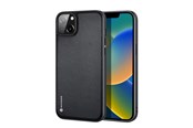 Telefon - Pokrowiec i etui - Dux Ducis Fino Case Cover Covered With Nylon Material iPhone 14 Plus Black - 6934913036822