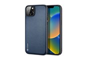 Telefon - Pokrowiec i etui - Dux Ducis Fino Case Cover Covered With Nylon Material iPhone 14 Plus Blue - 6934913036839