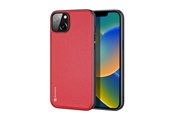 Telefon - Pokrowiec i etui - Dux Ducis Fino Case Cover Covered With Nylon Material iPhone 14 Plus Red - 6934913036846