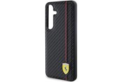 Telefon - Pokrowiec i etui - Ferrari Carbon Printed Line Case for Samsung Galaxy S24+ - Black - 3666339242459