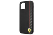 Telefon - Pokrowiec i etui - Ferrari On Track Carbon Stripe Case for iPhone 12 mini - Black - 3700740499429