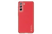 Telefon - Pokrowiec i etui - Dux Ducis Yolo Elegant Case Cover in Samsung Galaxy S22+ (S22 Plus) Leather Cover Red - 6934913040201