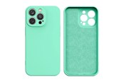 Telefon - Pokrowiec i etui - Hurtel Silicone Case for Samsung Galaxy A14 5G / Galaxy A14 Silicone Cover Mint Green - 9145576273111