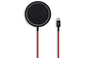 Telefon - Adapter i Ładowarka - Ferrari 15W MagSafe Wireless Charger - Black - 3666339121280