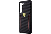 Telefon - Pokrowiec i etui - Ferrari Carbon Contrast Edges Case for Samsung Galaxy S23+ - Black - 3666339114619