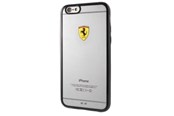 Telefon - Pokrowiec i etui - Ferrari Racing Shield Case for iPhone 6 Plus / iPhone 6S Plus - Transparent Black - 3700740375662