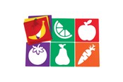 Kreatywne gry - Colorations - Reusable Fruit Stencils - 12 pcs. - VEGFRUIT