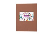 Kreatywne gry - Colorations - Foam Sheets Brown 10 pcs. - CHCLFMBR