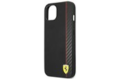 Telefon - Pokrowiec i etui - Ferrari Carbon Case for iPhone 14 Plus - Black - 3666339063931