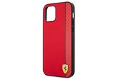 Telefon - Pokrowiec i etui - Ferrari On Track Carbon Stripe Case for iPhone 12 Pro Max - Red - 3700740499382