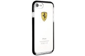 Telefon - Pokrowiec i etui - Ferrari Shockproof Case for iPhone 7 / 8 / SE 2020 / SE 2022 - Transparent Black - 3700740388457