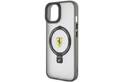 Telefon - Pokrowiec i etui - Ferrari Ring Stand 2023 Collection MagSafe Case for iPhone 15 Plus / 14 Plus - Black - 3666339170899