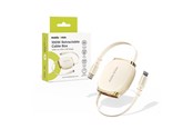 Kabel USB - Mobile Origin 100W Retractable Cable Box USB-C to USB-C CB7 Beige - MO-CB7-BG