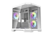 Obudowa komputerowa - Darkflash FT350 Computer Case + 5 aRGB Fans - Obudowa komputerowa - Biały - FT350 White