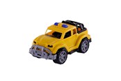 Samochody i pojazdy - Cavallino Toys Trendy Jeep Geel Horse 22cm - 4152WD01