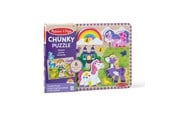 Puzzle - Melissa & Doug Chunky Puzzle Unicorn Drewniany - 6074501