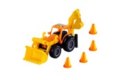 Samochody i pojazdy - Cavallino Toys Cavallino Grip Excavator Tractor with Rubber Tires 38.5cm - 2763CN01