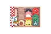 Zabawki drewniane - Melissa & Doug Wooden Sandwich Making Play Set - 6073559