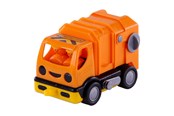 Samochody i pojazdy - Cavallino Toys Cavallino My First Garbage Truck Orange 19cm - 2603CN01
