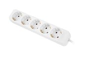 Kabel zasilający (zewnętrzny) - Lanberg - power strip - 2500 Watt - PS0-05F-0300-W