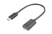 Kabel USB - Lanberg - USB-C adapter - USB-C to USB Type A - 15 cm - AD-UC-UA-04