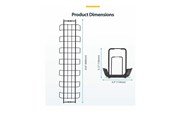 Zarządzanie kablami - StarTech.com Startech - cable management tray - basket style power bar holder - TAA Compliant - S1MB-DESK-CABLE-TRAY
