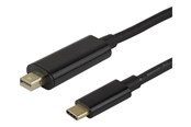 Kabel wyswietlacza - Deltaco - DisplayPort cable - USB-C to Mini DisplayPort - 2 m - USBC-DP200M