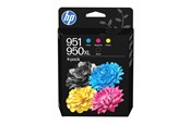 Tusz, toner i materiał eksploatacyjny - HP 950XL Black / 951 Cyan/Magenta/Yellow 4-Pack Original Ink Cartridges - C3WK1AE