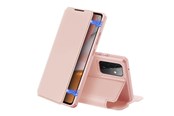 Telefon - Pokrowiec i etui - Dux Ducis Skin X Holster Case Flip Cover Samsung Galaxy A72 4G pink - 6934913053423
