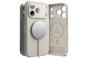 Telefon - Pokrowiec i etui - Ringke Silicone Magnetic MagSafe Case for iPhone 17 Pro - Beige - 8800328811164
