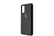 Telefon - Pokrowiec i etui - Ferrari Carbon Heritage Case for Samsung Galaxy S20 - Black - 3700740473382