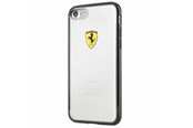 Telefon - Pokrowiec i etui - Ferrari Racing Shield Case for iPhone 7 / 8 / SE 2020 / SE 2022 - Transparent Black - 3700740392300